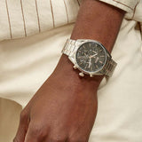 Hugo Boss Champion Chronograph Black Dial Two Tone Steel Strap Watch for Men - 1513819 Authentic Buy Shop Now