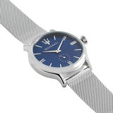 Maserati Epoca Blue Dial Silver Mesh Bracelet Watch For Men - R8853118006 Authentic Buy Shop Now