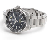 Tag Heuer Aquaracer Caliber 5 Black Dial Silver Steel Strap Watch for Men - WAY201A .BA0927 Authentic Buy Shop Now