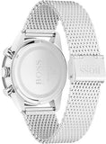 Hugo Boss Pilot Edition Black Dial Silver Mesh Bracelet Watch for Men - 1513886 Authentic Buy Shop Now