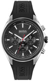 Hugo Boss Distinct Black Dial Black Rubber Strap Watch for Men - 1513855 Authentic Buy Shop Now