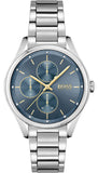 Hugo Boss Grand Course Blue Dial Silver Steel Strap Watch for Women - 1502583 Authentic Buy Shop Now