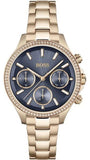 Hugo Boss Hera Blue Dial Gold Steel Strap Watch for Women - 1502566 Authentic Buy Shop Now