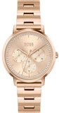 Hugo Boss Prima Gold Dial Gold Steel Strap Watch for Women - 1502571 Authentic Buy Shop Now