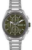 Hugo Boss Volane Grey Dial Silver Steel Strap Watch for Men - 1513951 Authentic Buy Shop Now