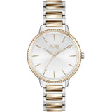 Hugo Boss Signature Silver Dial Two Tone Steel Strap Watch for Women - 1502567 Authentic Buy Shop Now