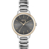 Hugo Boss Signature Grey Dial Silver Steel Strap Watch for Men - 1502569 Authentic Buy Shop Now