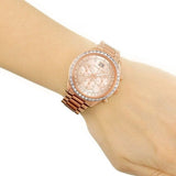 Michael Kors Brinkley Rose Gold Dial Rose Gold Steel Strap Watch for Women - MK6204 Authentic Buy Shop Now