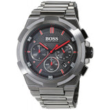 Hugo Boss Supernova Grey Dial Grey Steel Strap Watch for Men - 1513361 Authentic Buy Shop Now