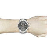 Hugo Boss Skymaster Grey Dial Two Tone Steel Strap Watch for Men - 1513789 Authentic Buy Shop Now