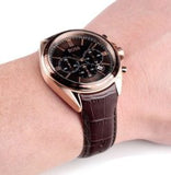Hugo Boss Driver Chronograph Brown Dial Brown Leather Strap Watch For Men - HB1513093 Authentic Buy Shop Now
