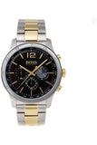Hugo Boss Professional Black Dial Two Tone Steel Strap Watch for Men - 1513529 Authentic Buy Shop Now