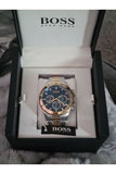 Hugo Boss Hero Blue Dial Two Tone Steel Strap Watch for Men - 1513767 Authentic Buy Shop Now