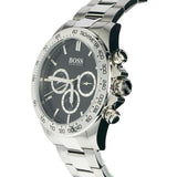 Hugo Boss Ikon Black Dial Silver Steel Strap Watch for Men - 1512965 Authentic Buy Shop Now