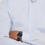 Hugo Boss Jackson Blue Dial Black Leather Strap Watch for Men - 1513371 Authentic Buy Shop Now