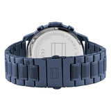 Tommy Hilfiger Luca Chronograph Grey Dial Blue Steel Strap Watch For Men - 1710493 Authentic Buy Shop Now