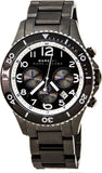 Marc Jacobs Rock Chronograph Limited Edition Gray Dial Gray Steel Strap Watch for Women - MBM5025 Authentic Buy Shop Now