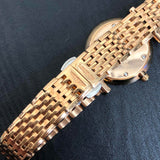 Longines La Grande Classique White Dial Rose Gold Mesh Bracelet Watch for Women - L4.209.1.92.8 Authentic Buy Shop Now