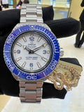 Omega Planet Ocean 6000M Co Axial Master Chronometer 45.5mm White Dial Silver Steel Strap Watch for Men - 21530462104001 Authentic Buy Shop Now