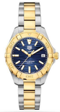 Tag Heuer Aquaracer Blue Dial Two Tone Steel Strap Watch for Women - WBD1325.BB0320 Authentic Buy Shop Now