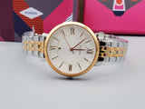 Fossil Jacqueline White Dial Two Tone Steel Strap Watch for Women - ES3844 Authentic Buy Shop Now