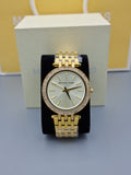 Michael Kors Darci Silver Dial Gold Stainless Steel Strap Watch for Women - MK3191 Authentic Buy Shop Now