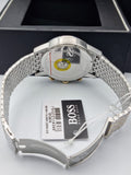 Hugo Boss Navigator White Dial Two Tone Steel Strap Watch for Men - 1513499 Authentic Buy Shop Now