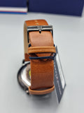 Tommy Hilfiger Hunter Black Dial Brown Leather Strap Watch for Men - 1791604 Authentic Buy Shop Now