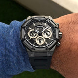 Guess Momentum Black Dial Black Rubber Strap Watch for Men - GW0263G4 Authentic Buy Shop Now