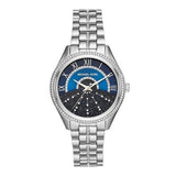 Michael Kors Lauryn Blue Dial Silver Steel Strap Watch for Women - MK3720 Authentic Buy Shop Now
