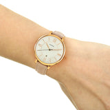 Fossil Jacqueline White Dial Pink Leather Strap Watch for Women - ES3988 Authentic Buy Shop Now