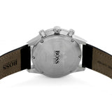 Hugo Boss Aero Chronograph Black Dial Black Leather Strap Watch for Men - 1513770 Authentic Buy Shop Now
