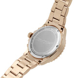 Michael Kors Everest Chronograph Silver Dial Rose Gold Steel Strap Watch For Women - MK7213 Authentic Buy Shop Now