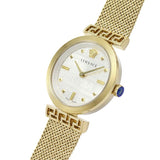 Versace Meander Greca White Dial Gold Mesh Bracelet Watch for Women - VELW00820 Authentic Buy Shop Now