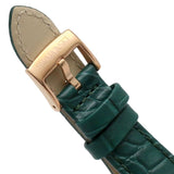 Swarovski Octea Lux Chrono Emerald Green Dial Green Leather Strap Watch for Women - 5452498 Authentic Buy Shop Now