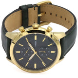 Fossil Townsman Chronograph Green Dial Green Leather Strap Watch for Men - FS5599 Authentic Buy Shop Now