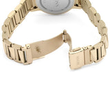 Hugo Boss Signature Gold Dial Gold Stainless Steel Strap Watch for Women - 1502540 Authentic Buy Shop Now