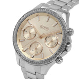 Hugo Boss Hera Rose Pink Dial Silver Steel Strap Watch for Women - 1502565 Authentic Buy Shop Now
