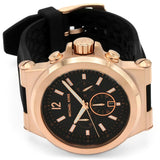 Michael Kors Dylan Black Dial Black Rubber Strap Watch for Men - MK8184 Authentic Buy Shop Now