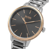 Hugo Boss Signature Grey Dial Silver Steel Strap Watch for Men - 1502569 Authentic Buy Shop Now