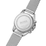 Hugo Boss Admiral Black Dial Silver Mesh Bracelet Watch for Men - 1513904 Authentic Buy Shop Now