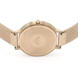 Emporio Armani Kappa Pink Dial Pink Mesh Bracelet Watch For Women - AR11129 Authentic Buy Shop Now