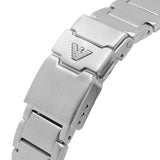 Emporio Armani Diver Chronograph Green Dial Silver Steel Strap Watch For Men - AR11500 Authentic Buy Shop Now