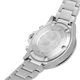 Emporio Armani Diver Chronograph Green Dial Silver Steel Strap Watch For Men - AR11500 Authentic Buy Shop Now