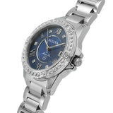 Bulova Marine Star Blue Dial Silver Steel Strap Watch for Women - 96R215 Authentic Buy Shop Now