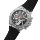 Guess Third Grear Multi Function Black Dial Black Rubber Strap Watch for Men- GW0334G1 Authentic Buy Shop Now