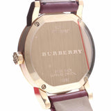 Burberry Heritage Nova Gold Dial Haymarket Red Leather Strap Watch for Women - BU9111 Authentic Buy Shop Now