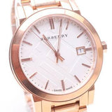 Burberry The City White Dial Rose Gold Steel Strap Watch for Women - BU9104 Authentic Buy Shop Now