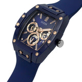 Guess Phoenix Multifunction Blue Dial Blue Rubber Strap Watch for Men - GW0203G7 Authentic Buy Shop Now