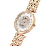 Coach Park Silver Dial Rose Gold Steel Strap Watch for Women - 14503735 Authentic Buy Shop Now
